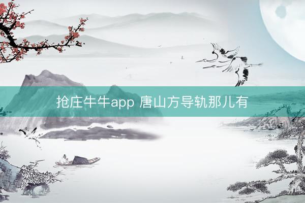抢庄牛牛app 唐山方导轨那儿有