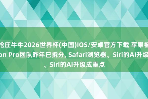 抢庄牛牛2026世界杯(中国)IOS/安卓官方下载 苹果被曝Vision Pro团队昨年已拆分， Safari浏览器、Siri的AI升级成重点