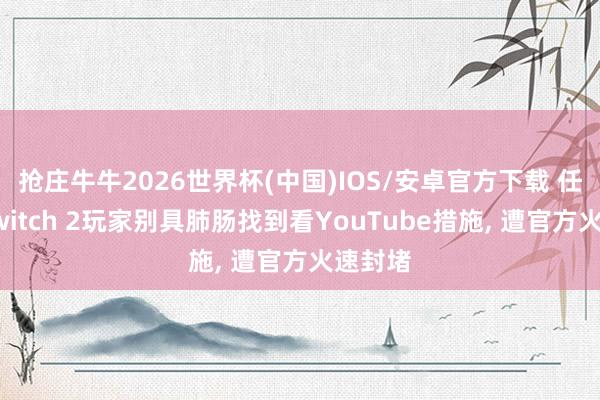 抢庄牛牛2026世界杯(中国)IOS/安卓官方下载 任天国Switch 2玩家别具肺肠找到看YouTube措施， 遭官方火速封堵